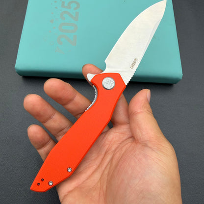 KUBEY KNIVES KU117M Nova Linelock Orange