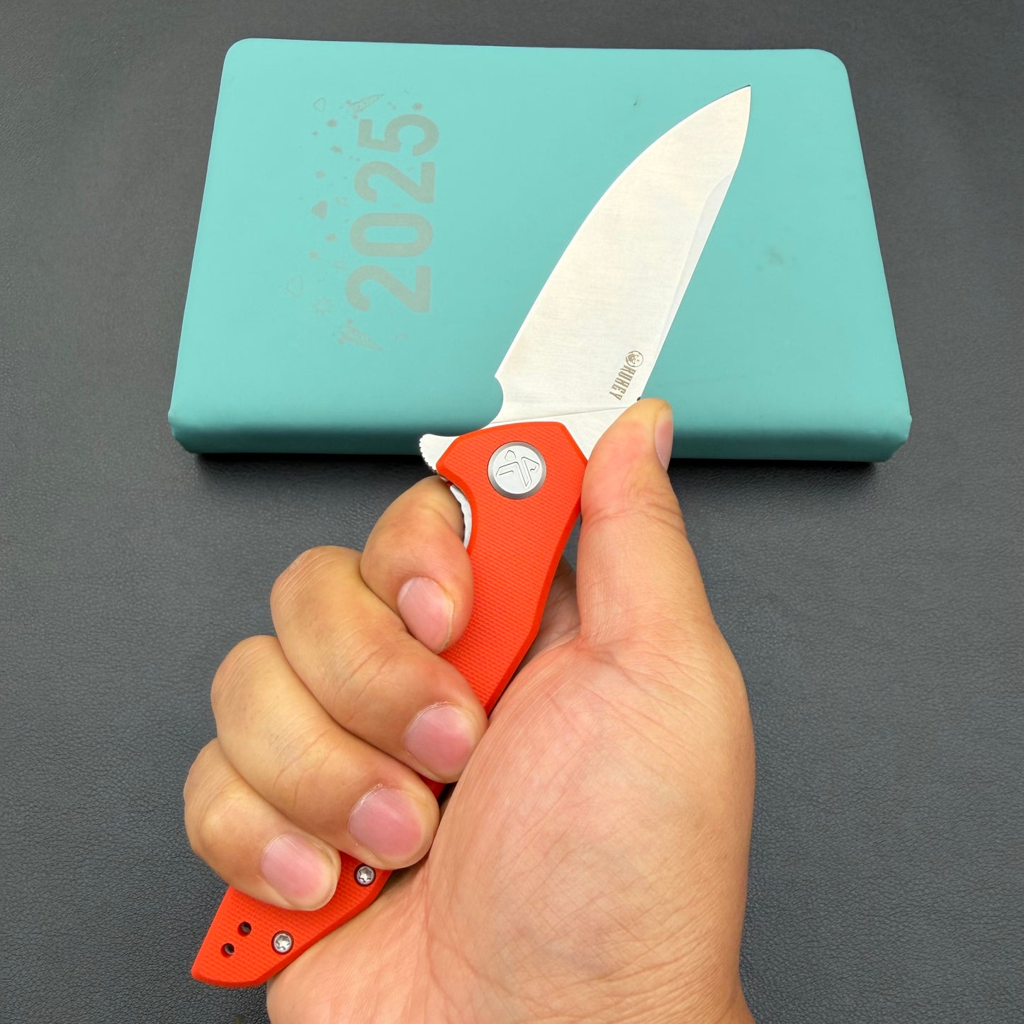 KUBEY KNIVES KU117M Nova Linelock Orange