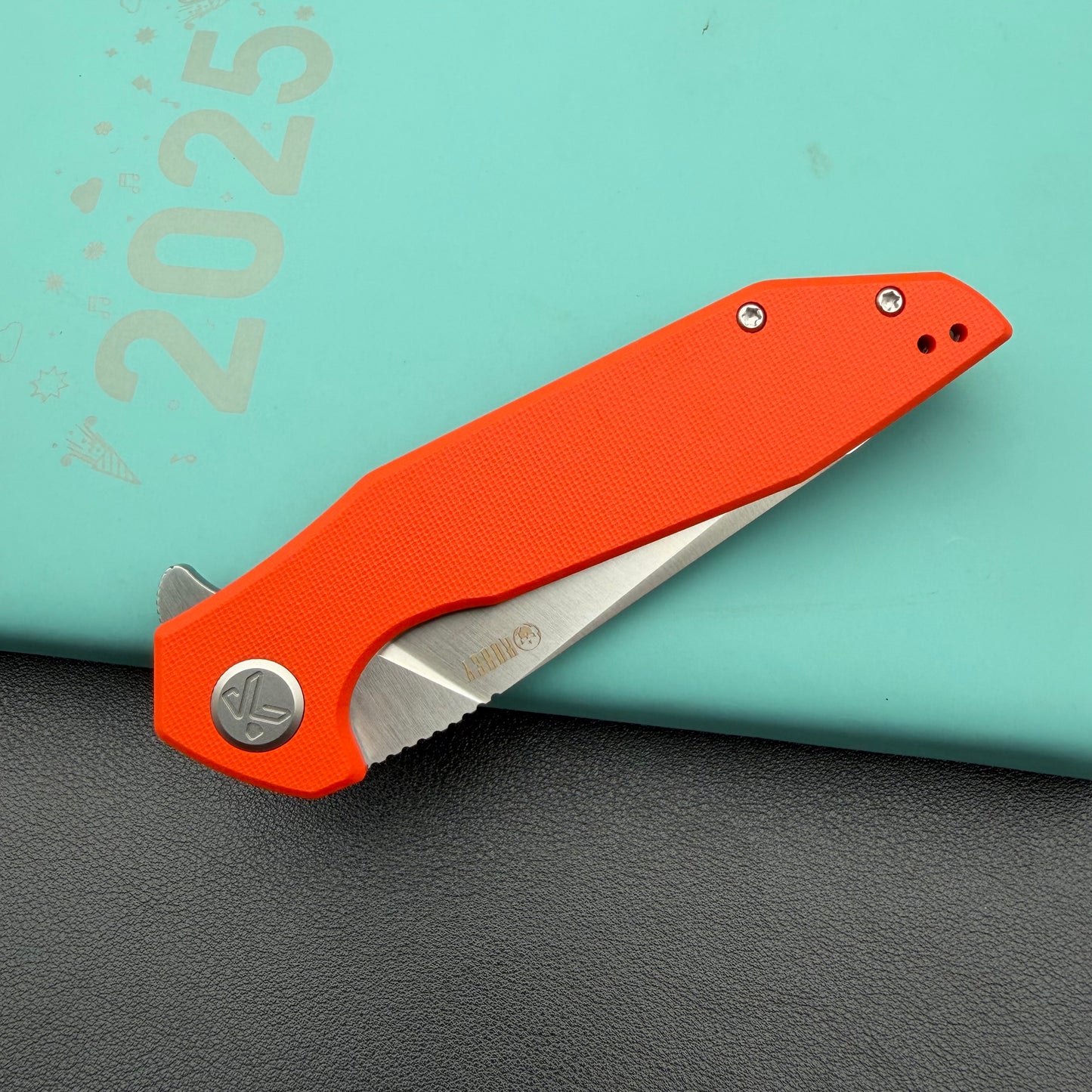 KUBEY KNIVES KU117M Nova Linelock Orange