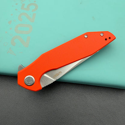 KUBEY KNIVES KU117M Nova Linelock Orange