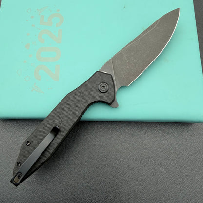 KUBEY KNIVES KU117Q Nova Linelock Blackout