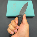 KUBEY knife  KU117Q Nova Linelock Blackout