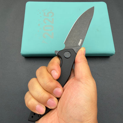 KUBEY KNIVES KU117Q Nova Linelock Blackout