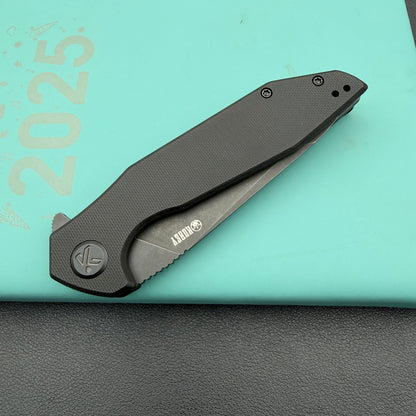 KUBEY KNIVES KU117Q Nova Linelock Blackout