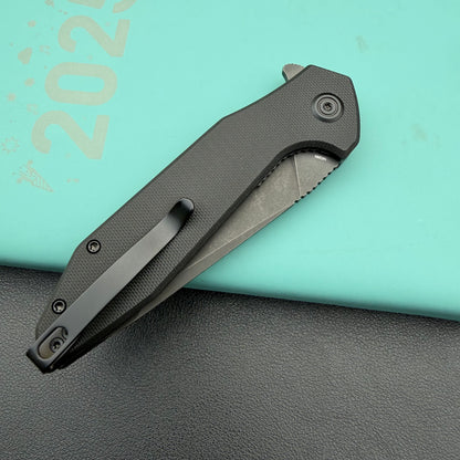 KUBEY KNIVES KU117Q Nova Linelock Blackout