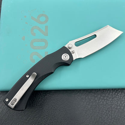 KU KNIVES KU378A Dheo Buttonlock Black Folding Knife