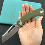 KUBEY Knife KU378B Dheo Buttonlock Green Folding Knife