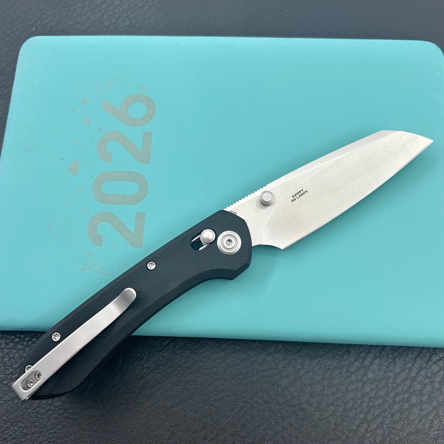 KU KNIVES KU446A Bonza Crossbar Lock Black Folding Knive