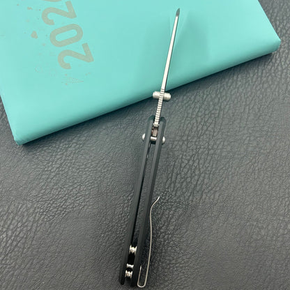 KU KNIVES KU446A Bonza Crossbar Lock Black Folding Knive