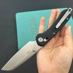 KU KNIVES KU446A Bonza Crossbar Lock Black Folding Knive