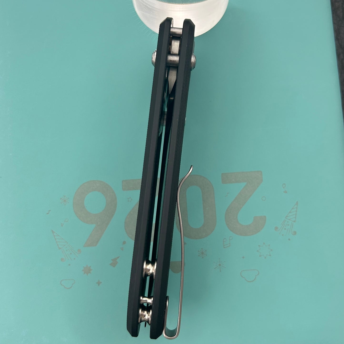 KU KNIVES KU446A Bonza Crossbar Lock Black Folding Knive