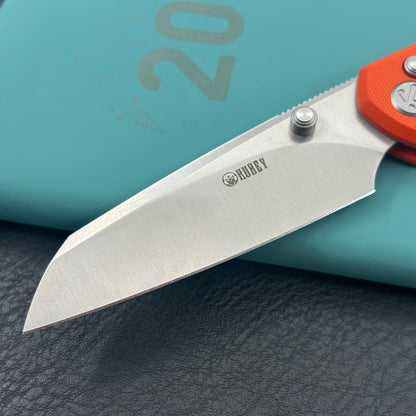 KU KNIVES KU446B Bonza Crossbar Lock Orange Folding Knive