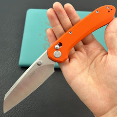 KU KNIVES KU446B Bonza Crossbar Lock Orange Folding Knive
