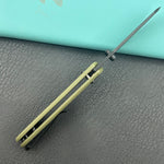 KUBEY knife KU446E Bonza Crossbar Lock Green Folding Knive