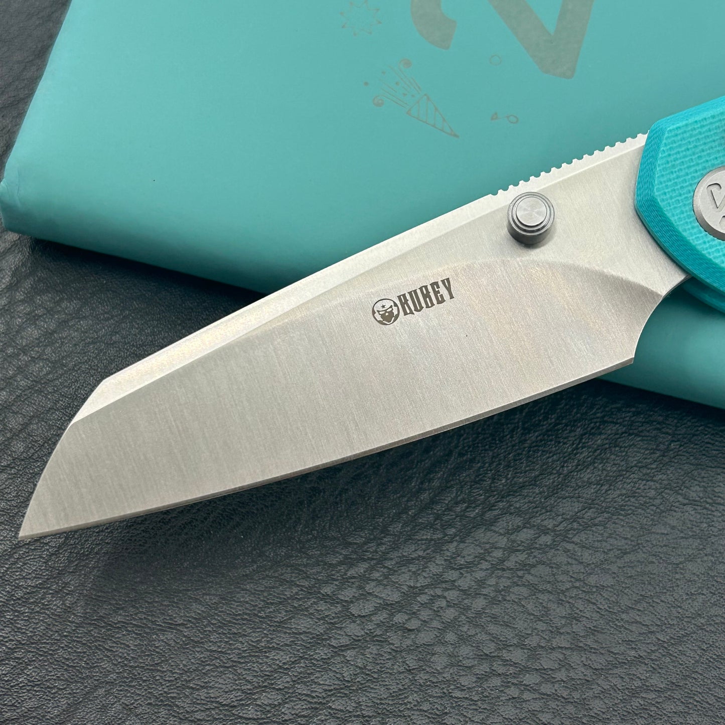 KU KNIVES KU446D Bonza Crossbar Lock Blue Folding Knive