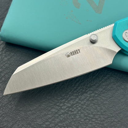 KU KNIVES KU446D Bonza Crossbar Lock Blue Folding Knive