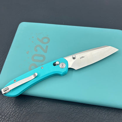 KU KNIVES KU446D Bonza Crossbar Lock Blue Folding Knive