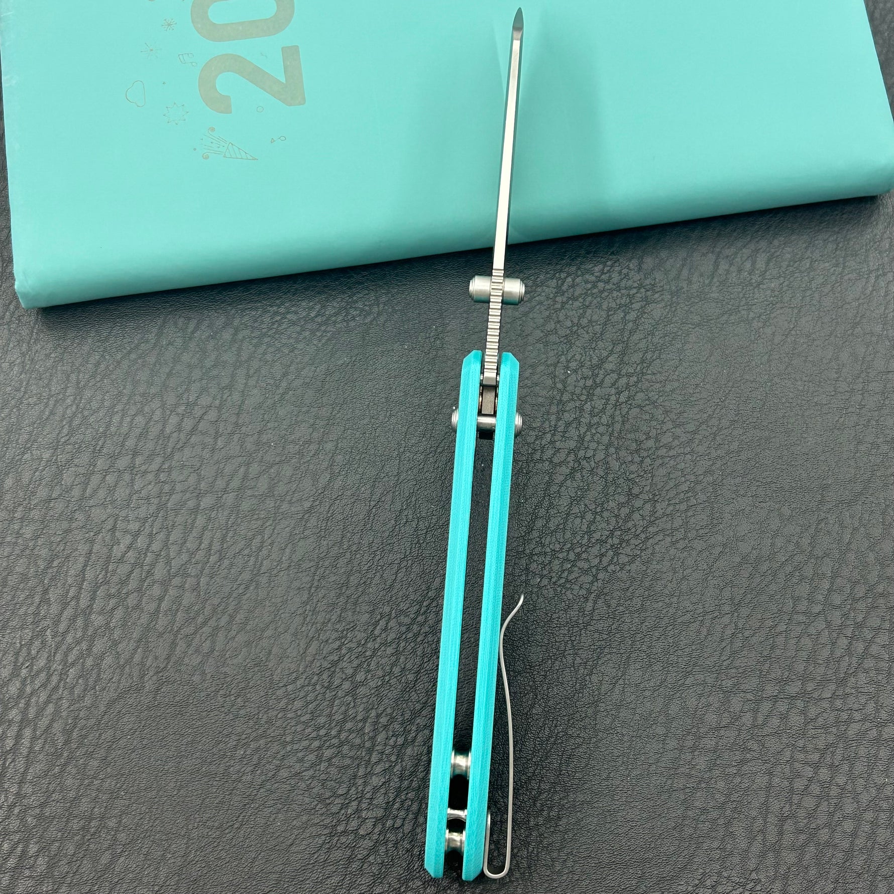 KUBEY knife KU446D Bonza Crossbar Lock Blue Folding Knive