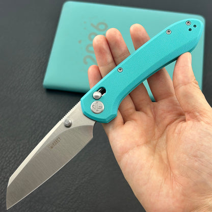 KU KNIVES KU446D Bonza Crossbar Lock Blue Folding Knive