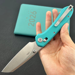 KU KNIVES KU446D Bonza Crossbar Lock Blue Folding Knive