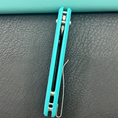 KU KNIVES KU446D Bonza Crossbar Lock Blue Folding Knive