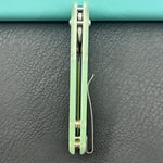 KUBEY knife KU446C Bonza Crossbar Lock Jade Folding Knive