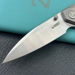 KU knife  KU474A Whammy Framelock Grey Ti Folding Knife