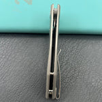KU knife  KU474A Whammy Framelock Grey Ti Folding Knife