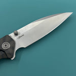 KUBEY knife  KU474C Whammy Framelock Flame Ano Ti Folding Knife