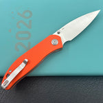 KU knife KU408B SNUG Linerlock Orange Folding knife