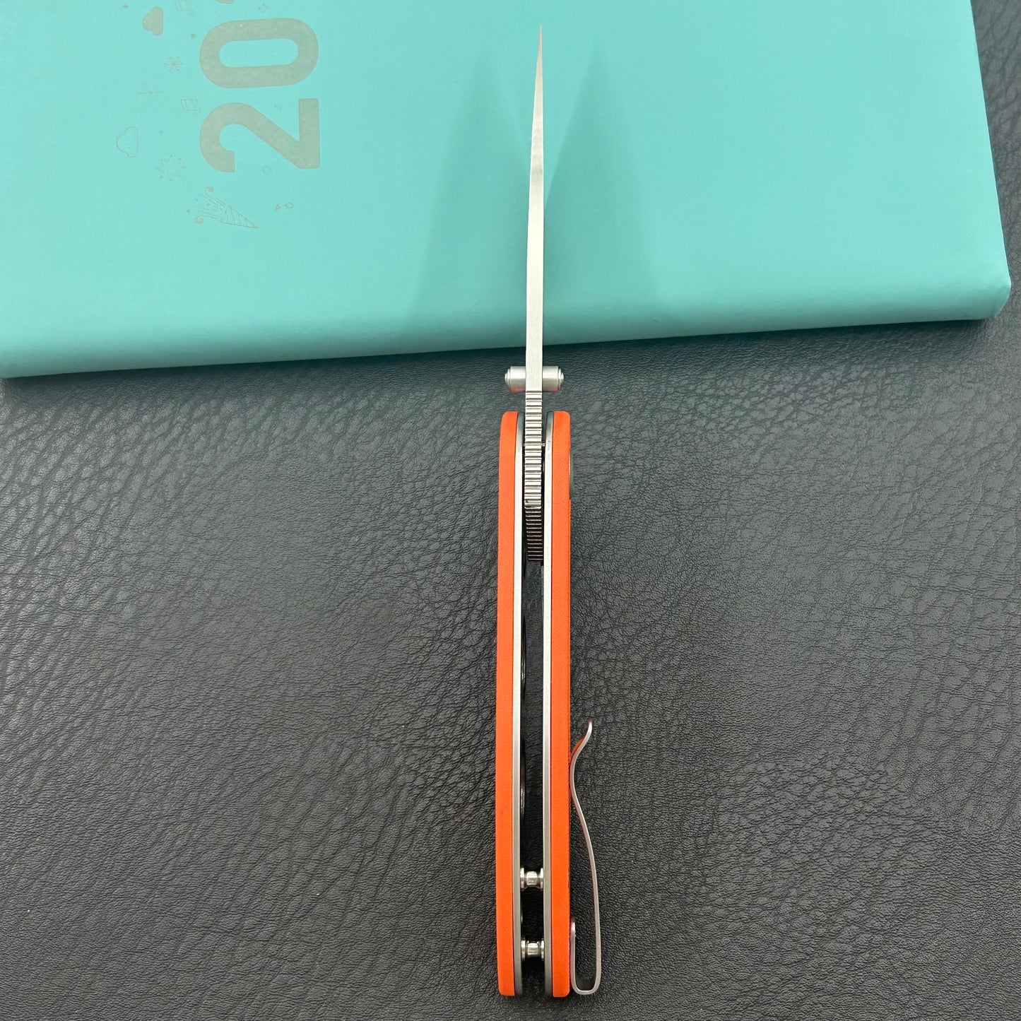 KU knife KU408B SNUG Linerlock Orange Folding knife