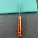 KU knife KU408B SNUG Linerlock Orange Folding knife