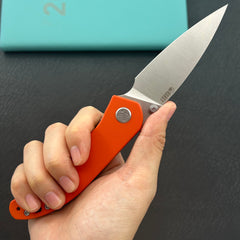 KU KNIVES KU408B SNUG Linerlock Orange Folding knife