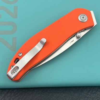 KU knife KU408B SNUG Linerlock Orange Folding knife