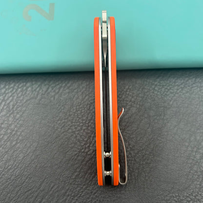 KU knife KU408B SNUG Linerlock Orange Folding knife