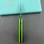 KU knife KU408F SNUG Linerlock Black Glow Polycarbonate Folding knife