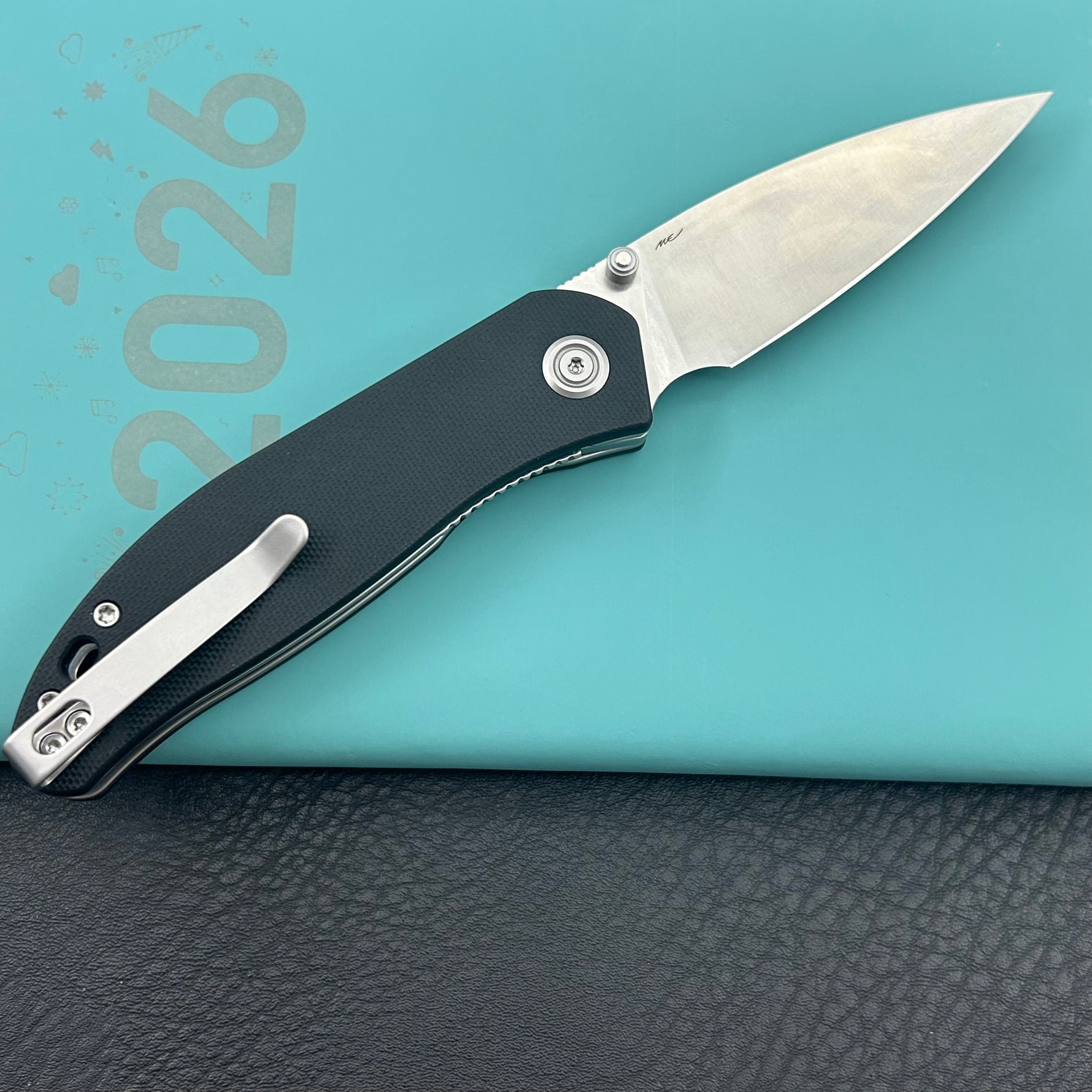 KU knife KU408A SNUG Linerlock Black Folding knife