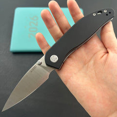 KU KNIVES KU408A SNUG Linerlock Black Folding knife