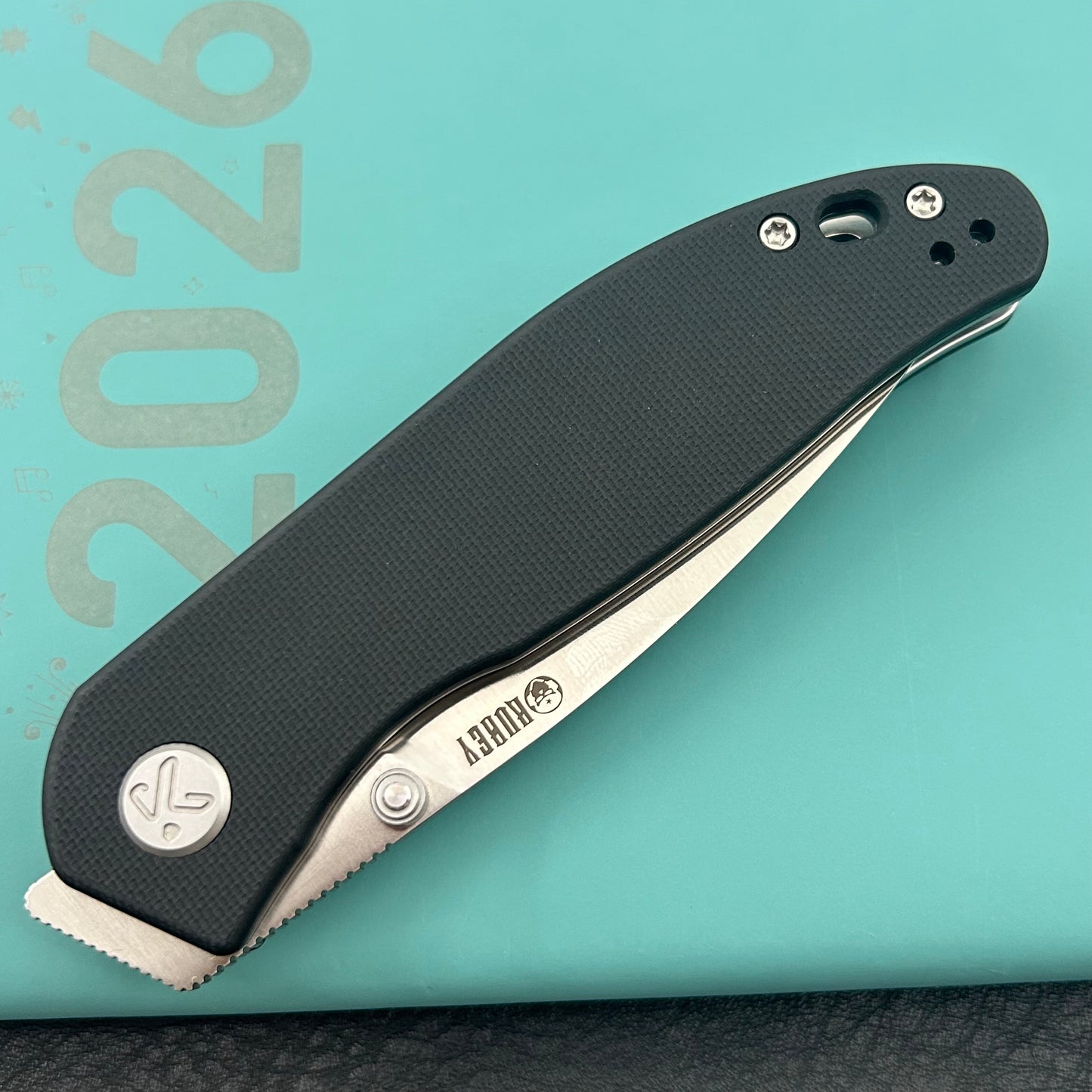 KU knife KU408A SNUG Linerlock Black Folding knife