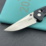 KU knife KU464A Geri Crossbar Lock Black Folding Knife
