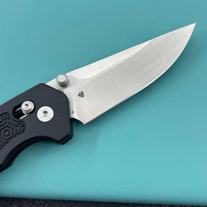 KU knife KU464A Geri Crossbar Lock Black Folding Knife
