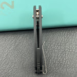 KU knife KU464A Geri Crossbar Lock Black Folding Knife