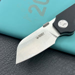 KU knife KU407A Boxer Linerlock Black Folding Knife