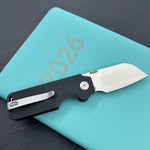 KU knife KU407A Boxer Linerlock Black Folding Knife