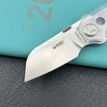KU knife KU407F Boxer Linerlock Transparent Polycarbonate Folding Knife