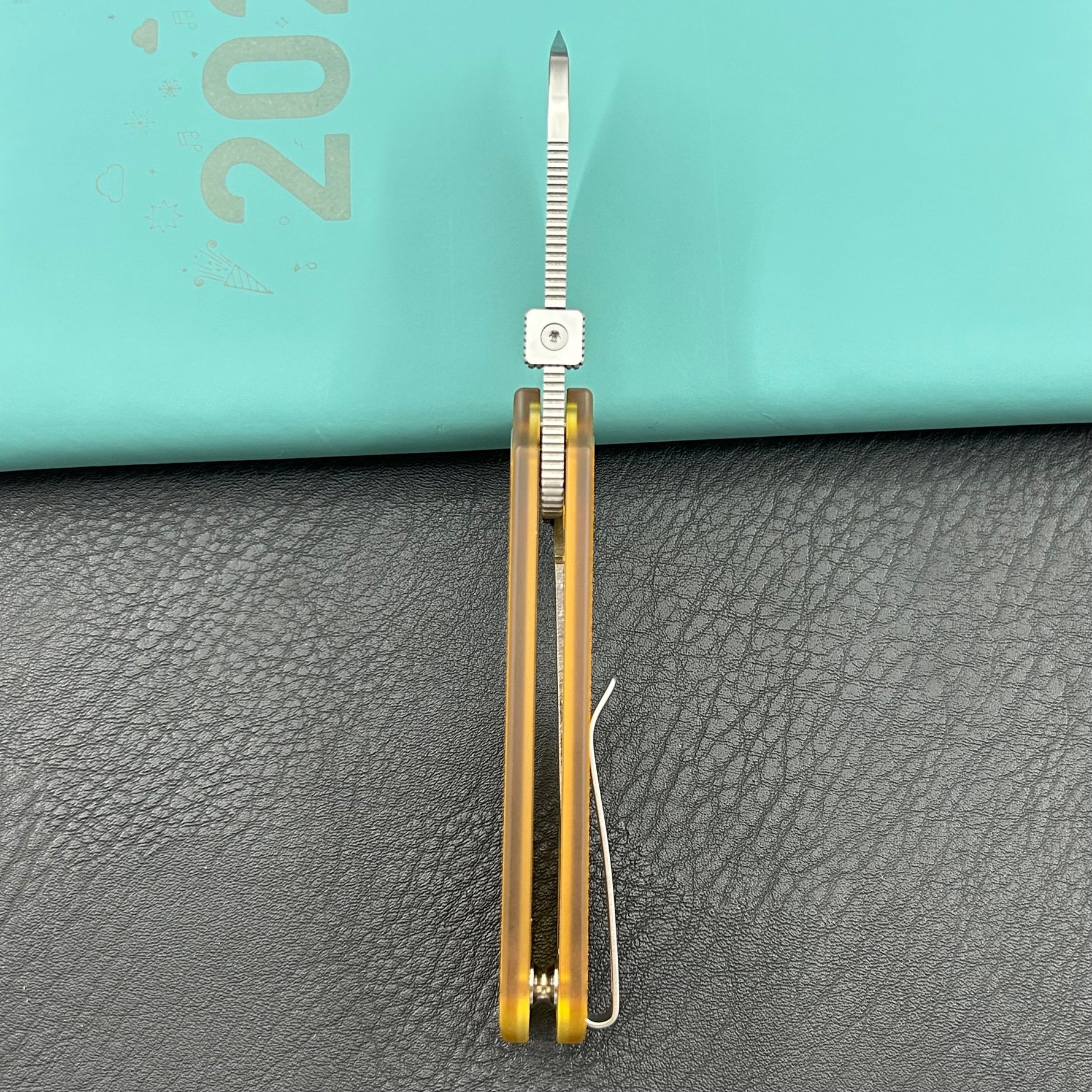 KU knife KU407C Boxer Linerlock Ultem Folding Knife