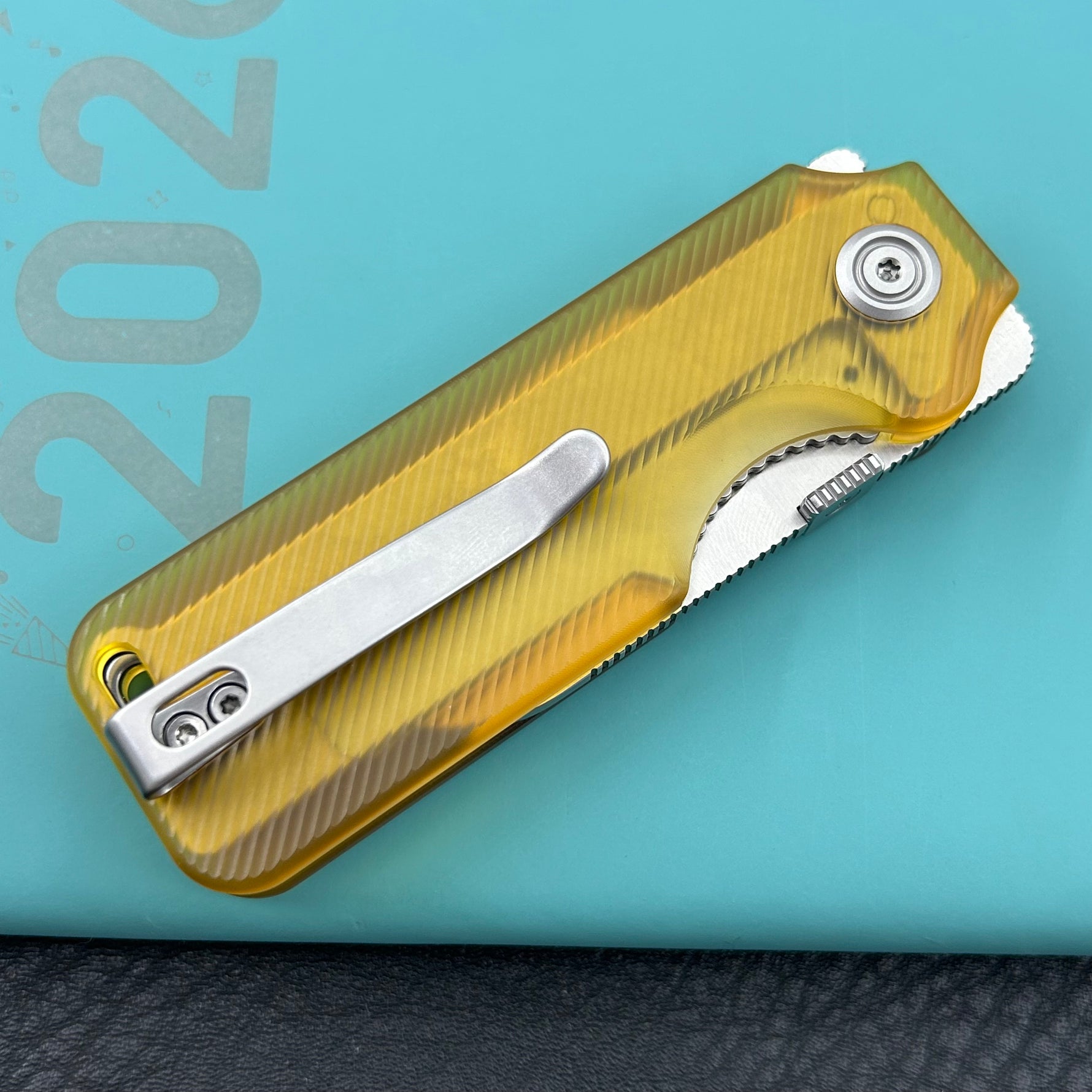 KU knife KU407C Boxer Linerlock Ultem Folding Knife