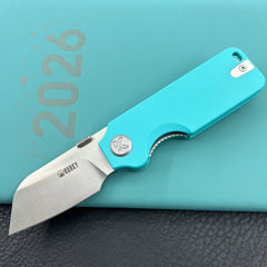 KU KNIVES KU407B Boxer Linerlock Tiffany Blue Folding Knife