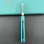 KU knife KU407B Boxer Linerlock Tiffany Blue Folding Knife