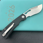 KU knife KU397A Gurkha Linerlock Black Folding Knife